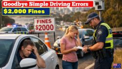 Goodbye to Simple Driving Mistakes as Fines Rise to $2,000 Across Australia in January 2026